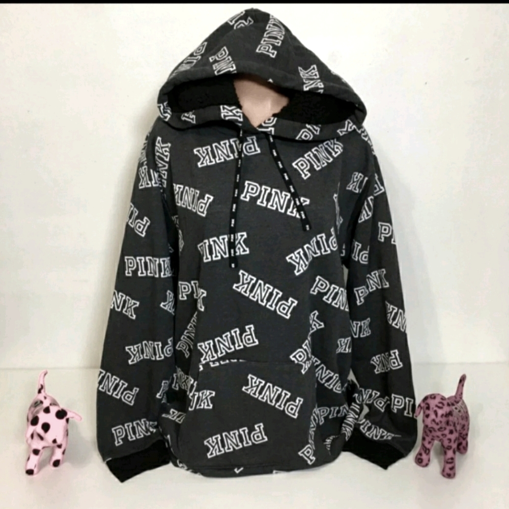 (SOLD) VICTORIA'S SECRET PINK LOGO HOODIE